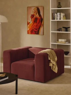 Sillón de terciopelo Lena