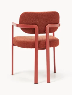 Sillón en tejido bouclé Adrien