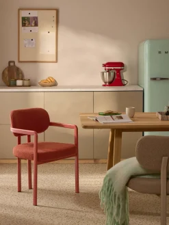 Sillón en tejido bouclé Adrien