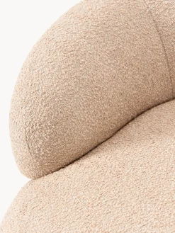 Sillón en tejido bouclé Alba