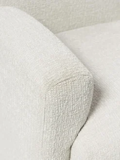 Sillón en tejido bouclé Aven