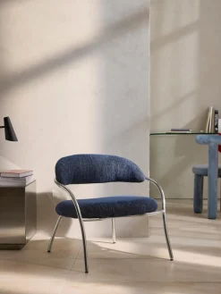 Sillón en tejido bouclé Dodo