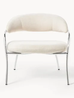 Sillón en tejido bouclé Dodo