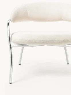 Sillón en tejido bouclé Dodo