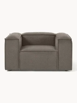 Sillón en tejido bouclé Lennon