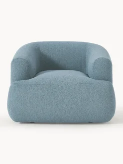 Sillón en tejido bouclé Sofia