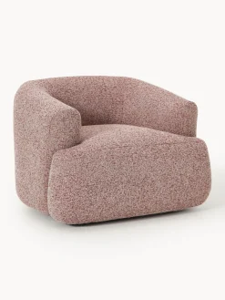 Sillón en tejido bouclé Sofia