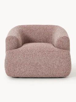 Sillón en tejido bouclé Sofia