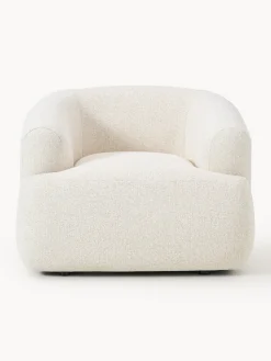 Sillón en tejido bouclé Sofia