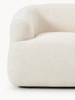 Sillón en tejido bouclé Sofia