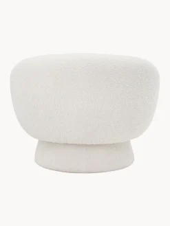 Sillón en tejido bouclé Ted