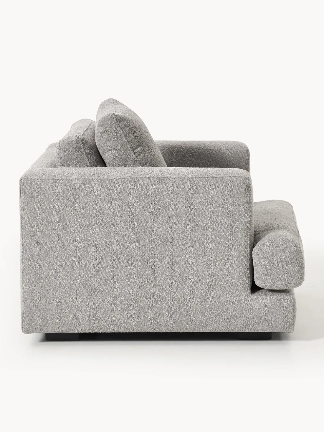 Sillón en tejido bouclé Tribeca