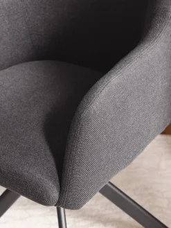 Sillón giratorio con reposabrazos Isla