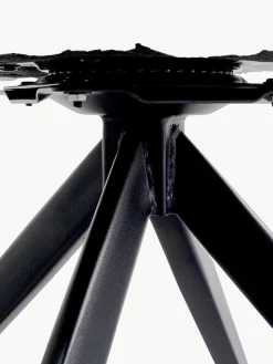 Sillón giratorio en tejido bouclé Dean