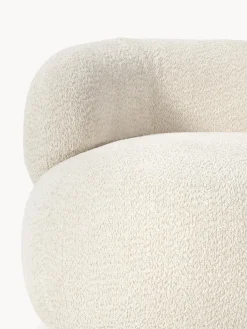 Sillón lounge de borreguillo bouclé Alba