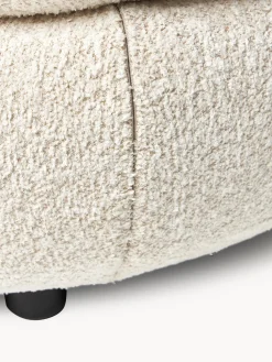 Sillón lounge de borreguillo bouclé Alba