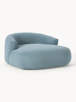 Sillón lounge grande en tejido bouclé Sofia