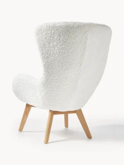 Sillón orejero de borreguillo Wing