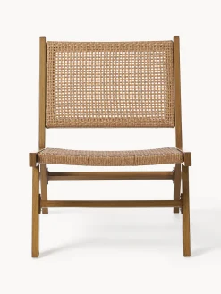 Sillón para exterior con apariencia de madera Palina