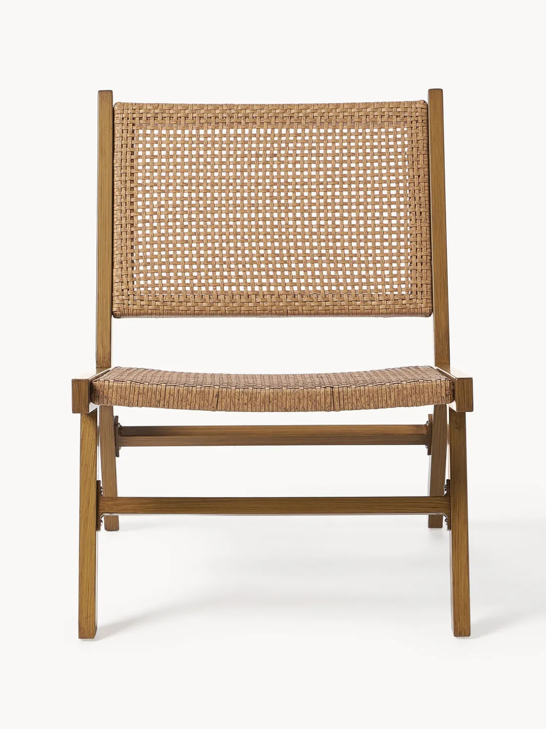 Sillón para exterior con apariencia de madera Palina