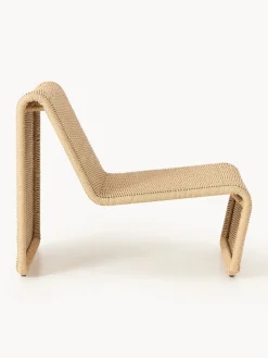 Sillón para exterior de mimbre Hank