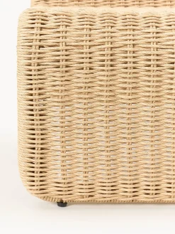 Sillón para exterior de mimbre Hank