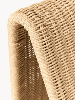 Sillón para exterior de mimbre Hank