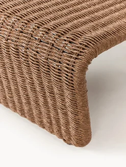 Sillón para exterior de mimbre Hank