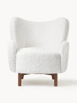 Sillón orejero de borreguillo Kalia