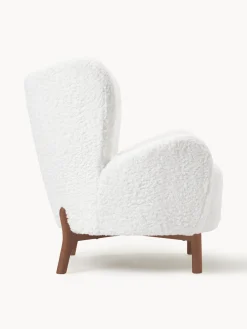 Sillón orejero de borreguillo Kalia