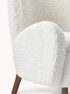 Sillón orejero de borreguillo Kalia