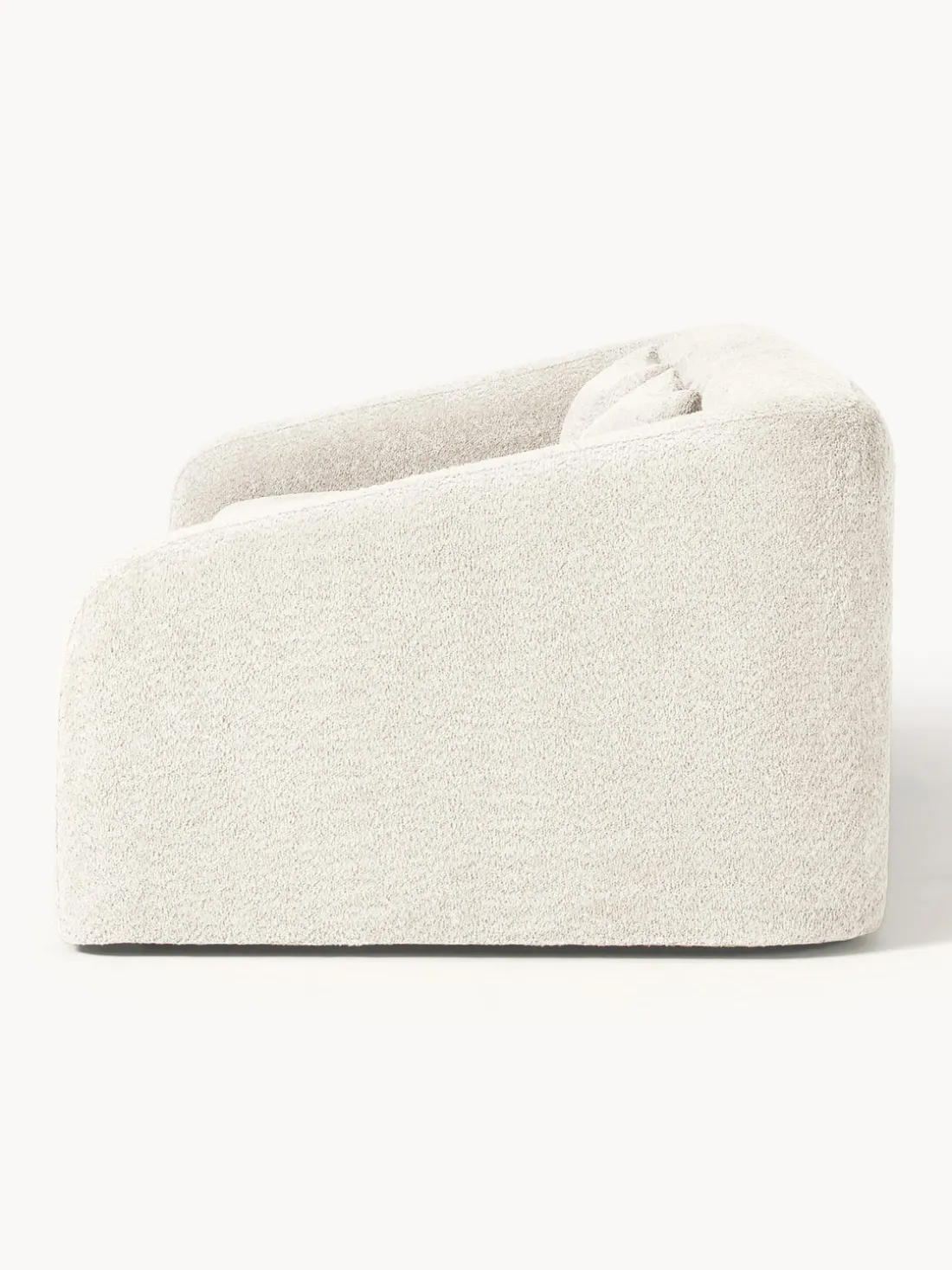 Sofá cama de borreguillo bouclé Eliot (3 plazas)