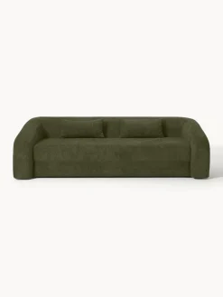 Sofá cama de borreguillo bouclé Eliot (3 plazas)