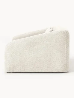 Sofá cama de borreguillo bouclé Eliot (2 plazas)