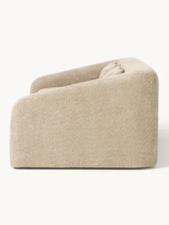 Sofá cama de borreguillo bouclé Eliot (3 plazas)