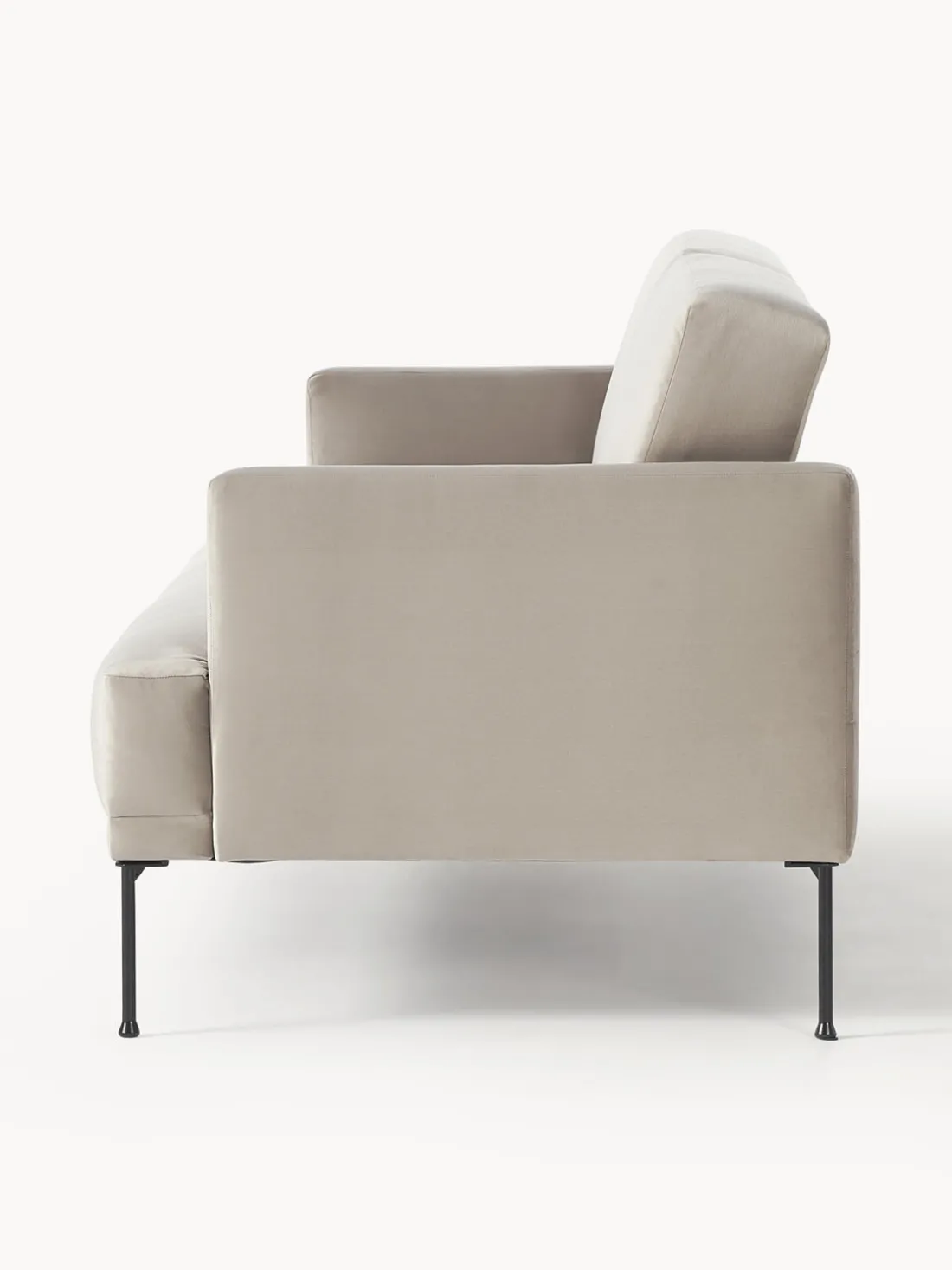 Sofá cama de terciopelo Fluente (3 plazas)