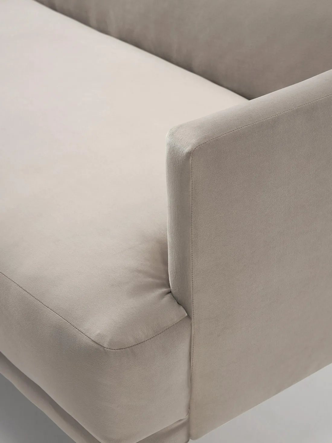 Sofá cama de terciopelo Fluente (3 plazas)