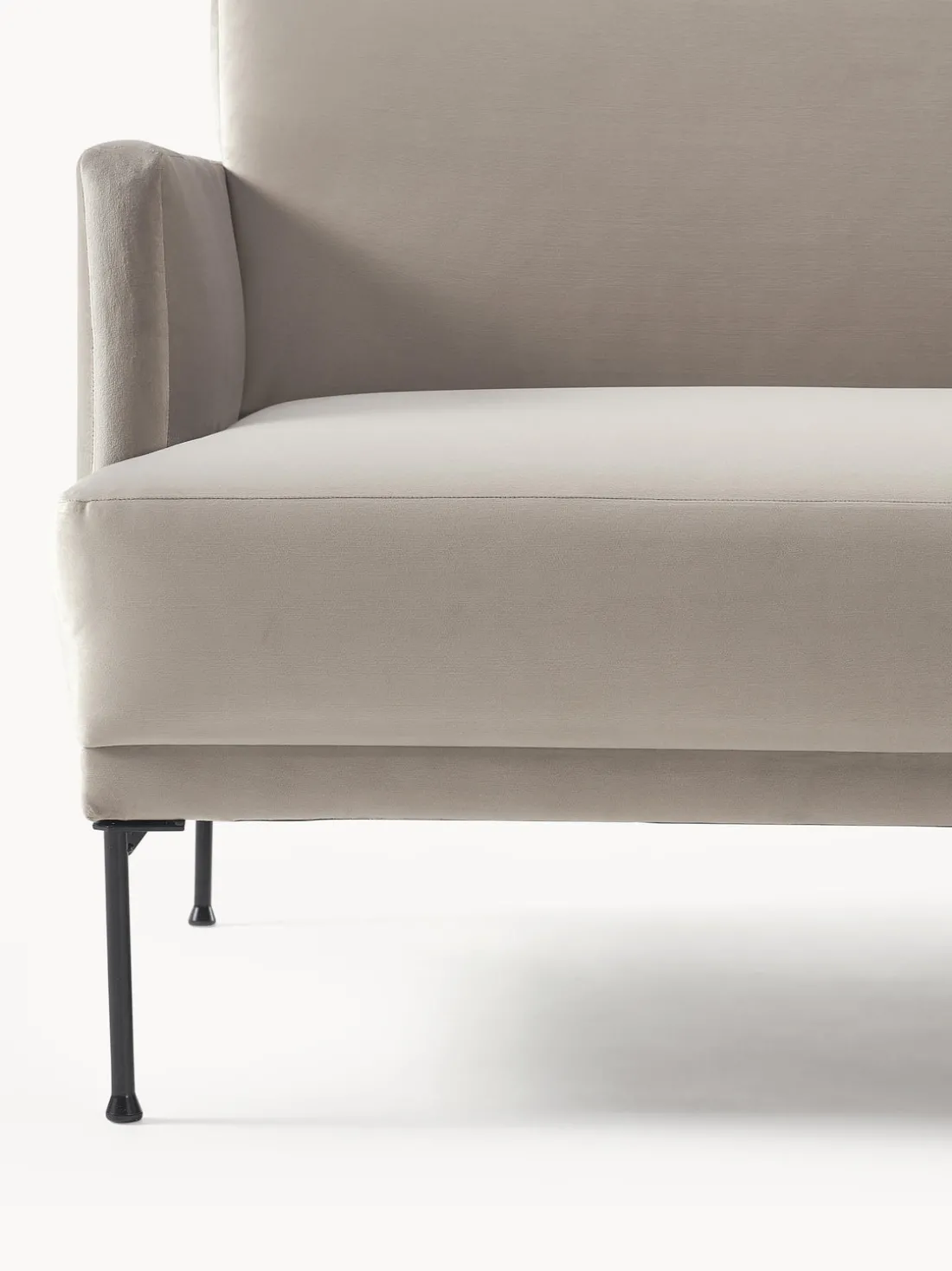 Sofá cama de terciopelo Fluente (3 plazas)