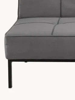 Sofá cama de terciopelo Perugia (3 plazas)