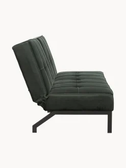 Sofá cama de terciopelo Perugia (3 plazas)