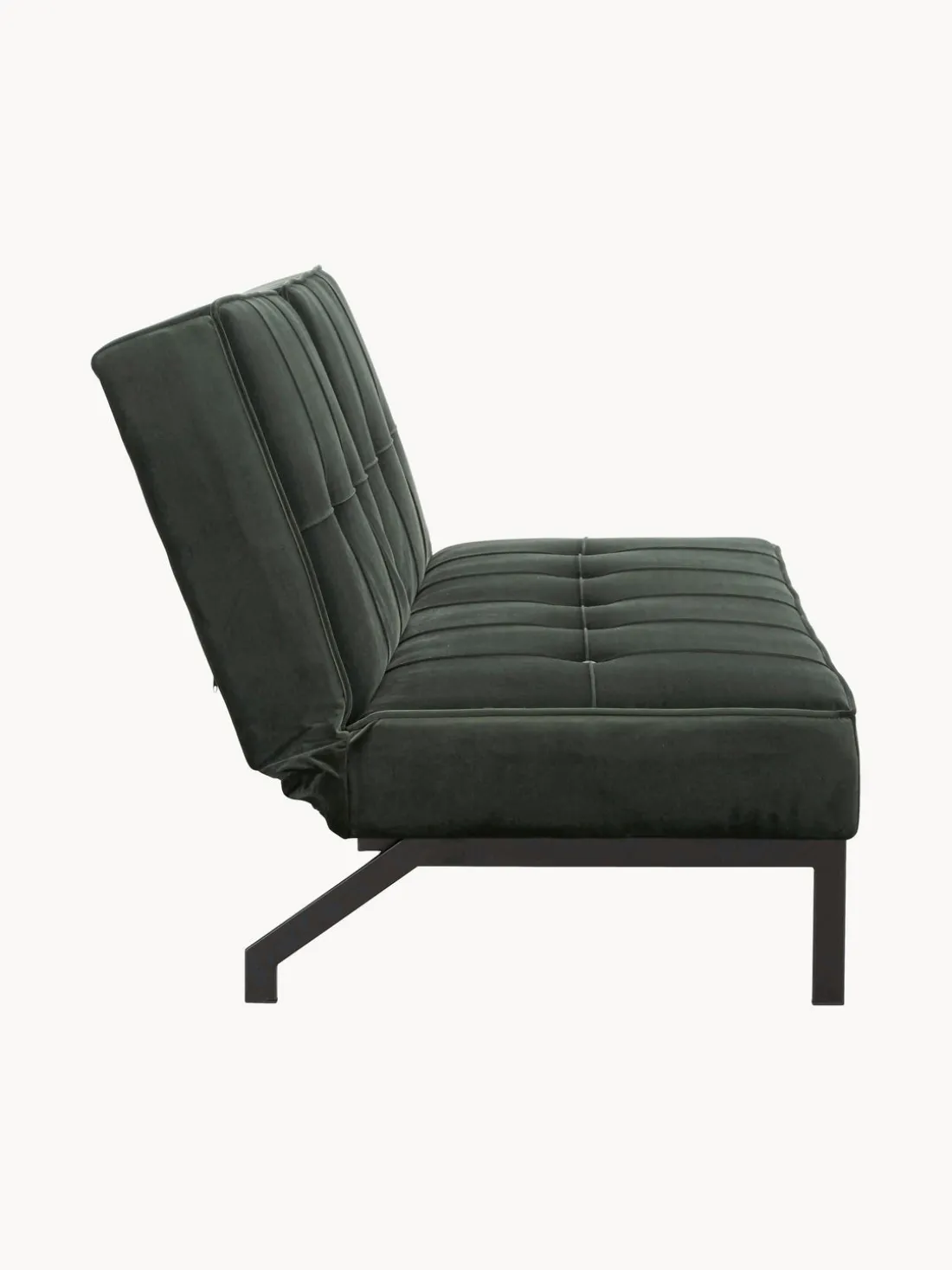 Sofá cama de terciopelo Perugia (3 plazas)