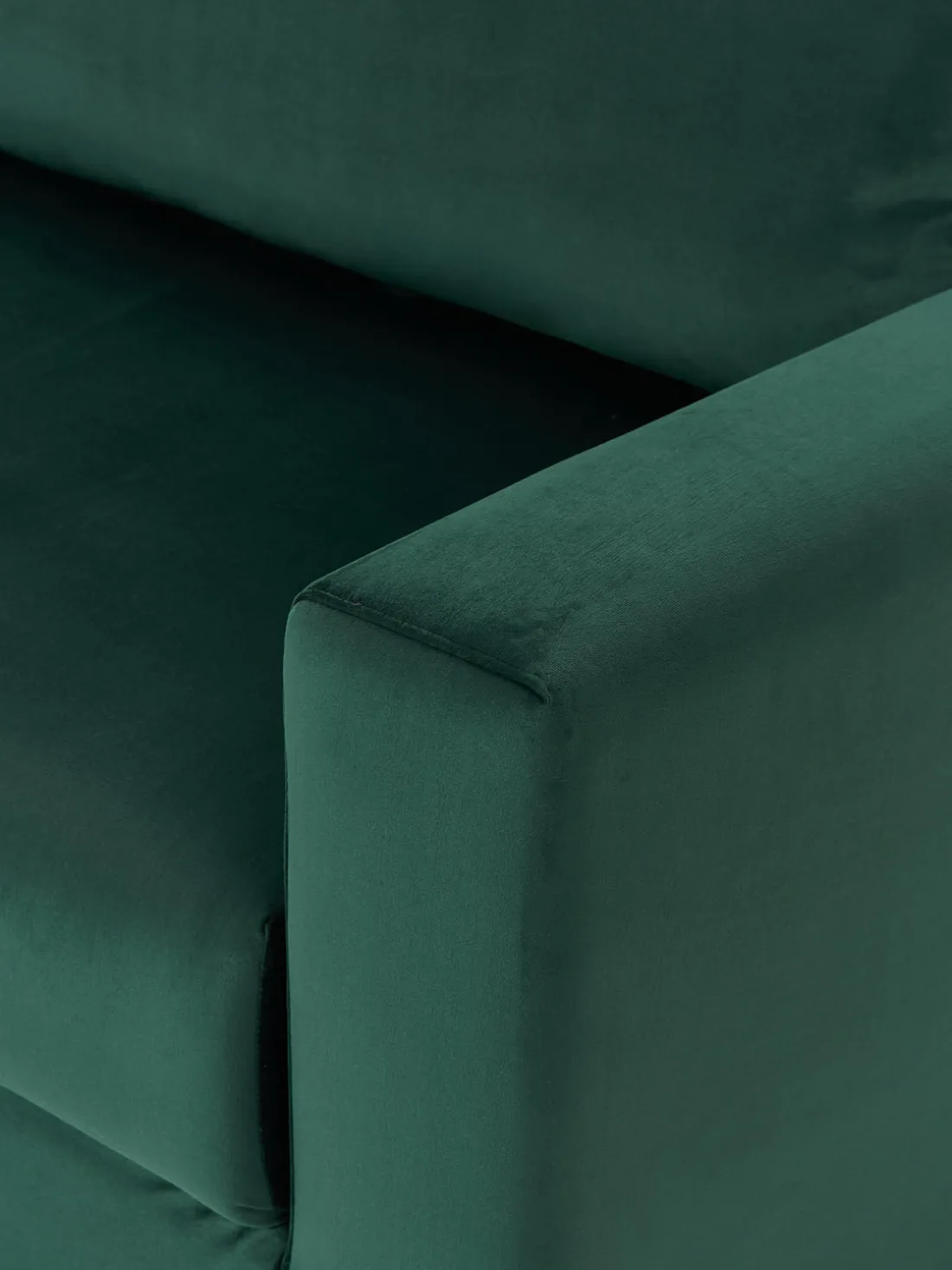 Sofá cama de terciopelo Tasha (3 plazas), con espacio de almacenamiento