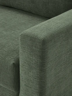 Sofá cama de terciopelo Tasha (3 plazas), con espacio de almacenamiento