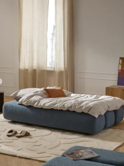 Sofá cama en borreguillo Caterpillar (3 plazas)