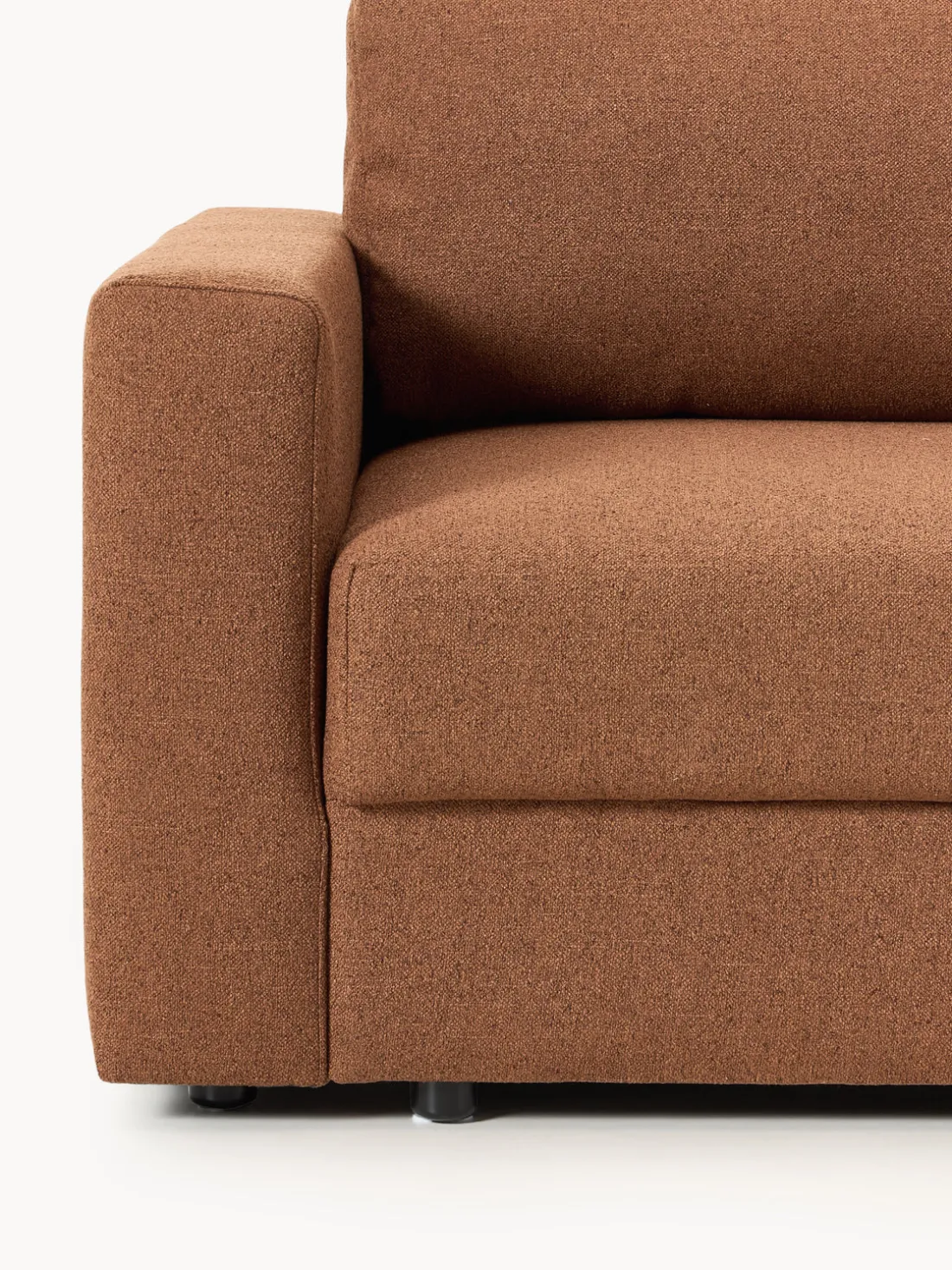 Sofá cama en tejido bouclé Tasha (3 plazas), con espacio de almacenamiento