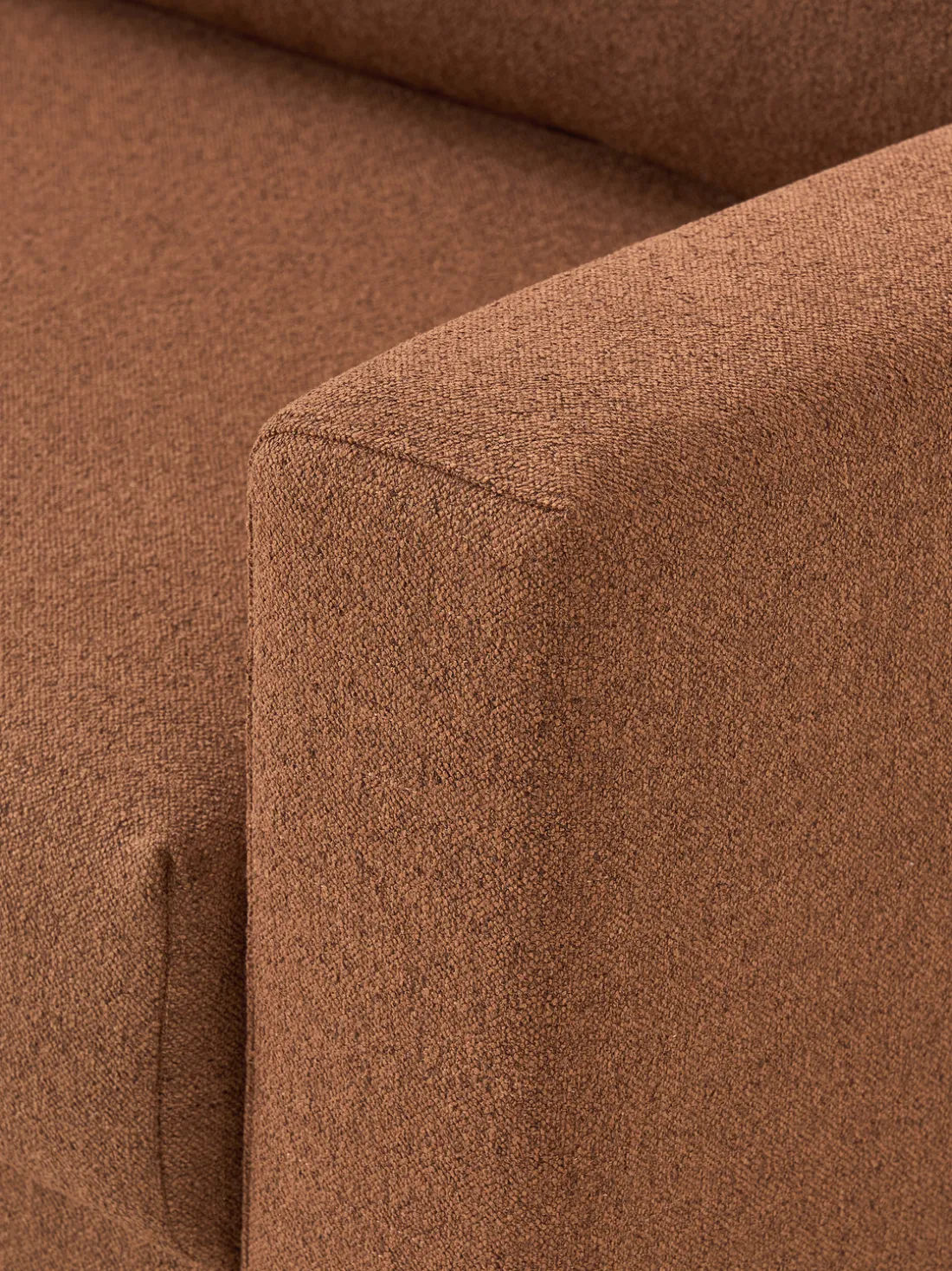 Sofá cama en tejido bouclé Tasha (3 plazas), con espacio de almacenamiento