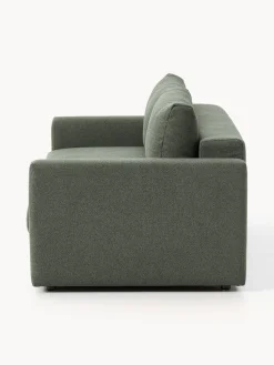 Sofá cama en tejido bouclé Tasha (3 plazas), con espacio de almacenamiento