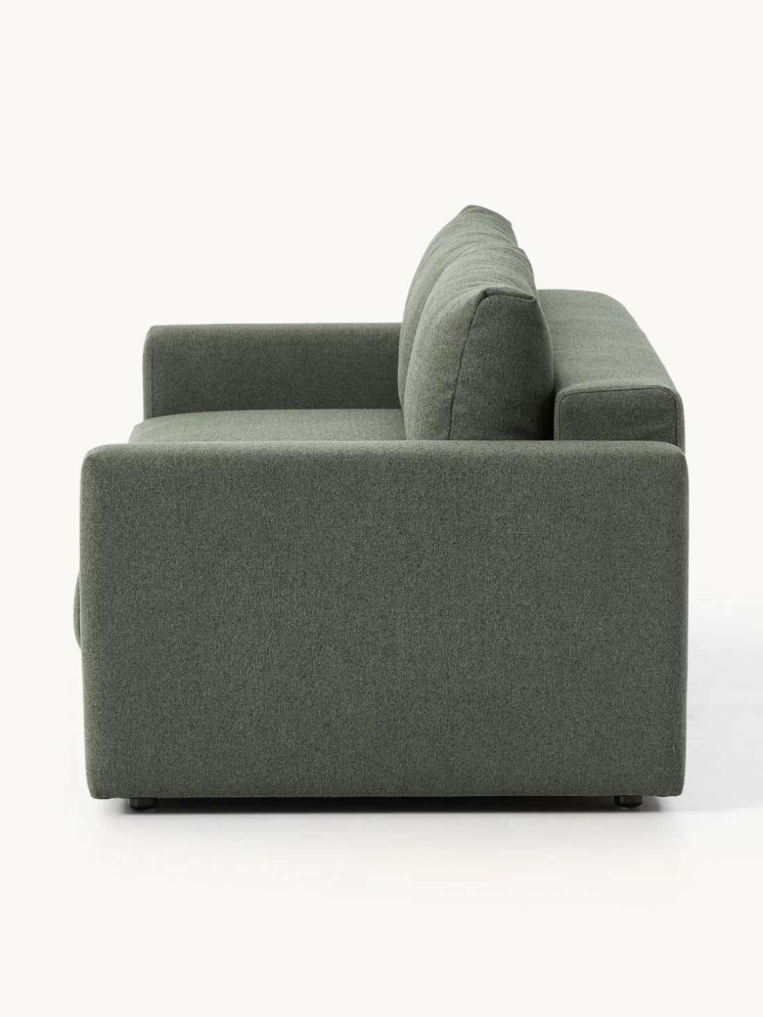 Sofá cama en tejido bouclé Tasha (3 plazas), con espacio de almacenamiento