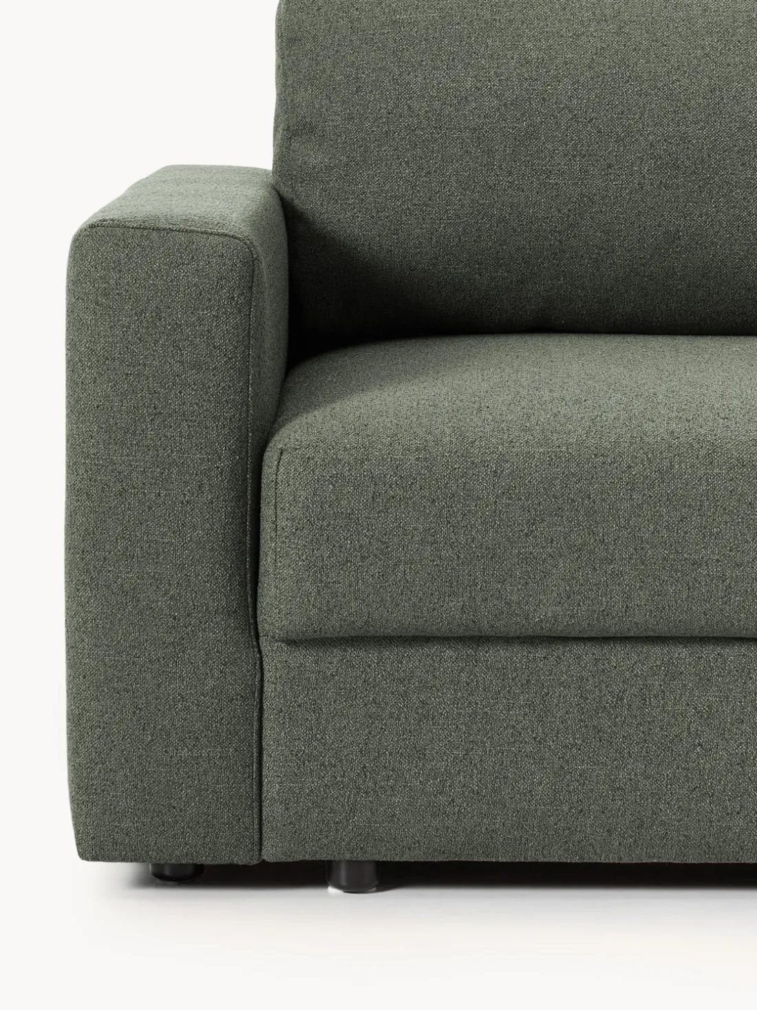 Sofá cama en tejido bouclé Tasha (3 plazas), con espacio de almacenamiento