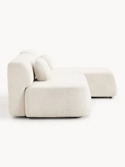 Sofá cama rinconera de borreguillo con espacio de almacenamiento Pao